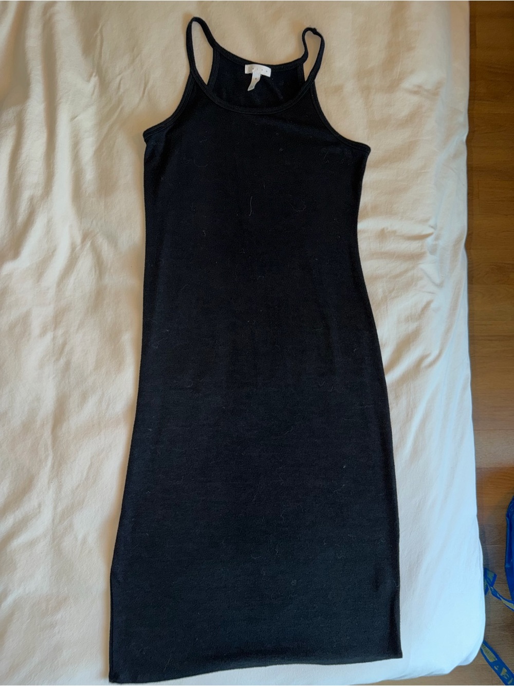Leith Black Midi Tank Dress